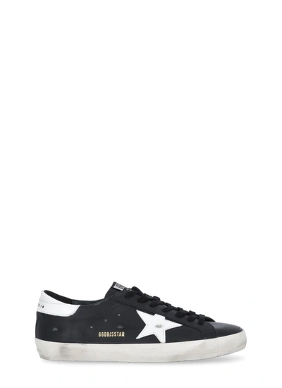 Shop Golden Goose Super Star Classic Sneakers In Black/white