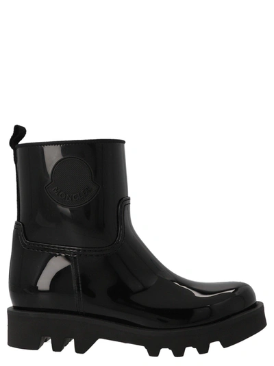 Shop Moncler Ginette Ankle Boots In Black