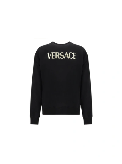 Vintage versace hot sale logo sweatshirt