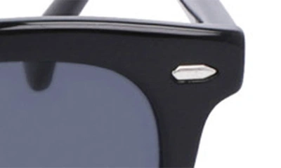 Shop Cole Haan 53mm Square Sunglasses In Black