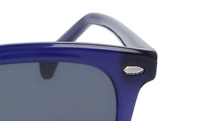 Shop Cole Haan 53mm Square Sunglasses In Navy Crystal