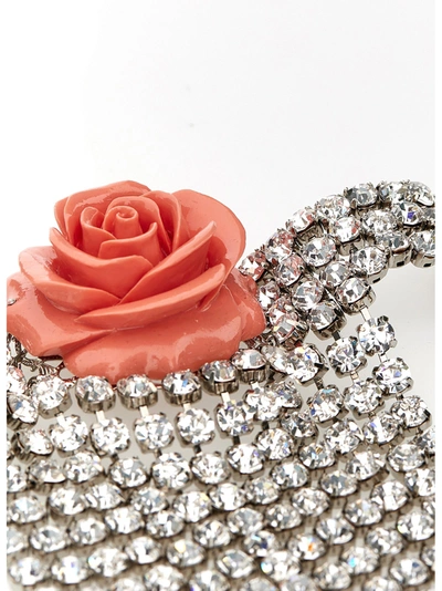 Shop Alessandra Rich Rose Crystal Bracelet