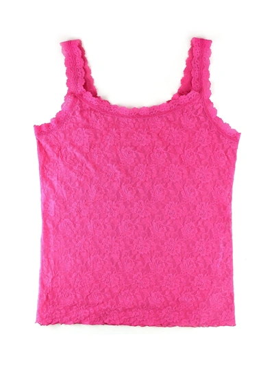 Shop Hanky Panky Plus Size Signature Lace Classic Cami Intuition Pink Sale In Multicolor
