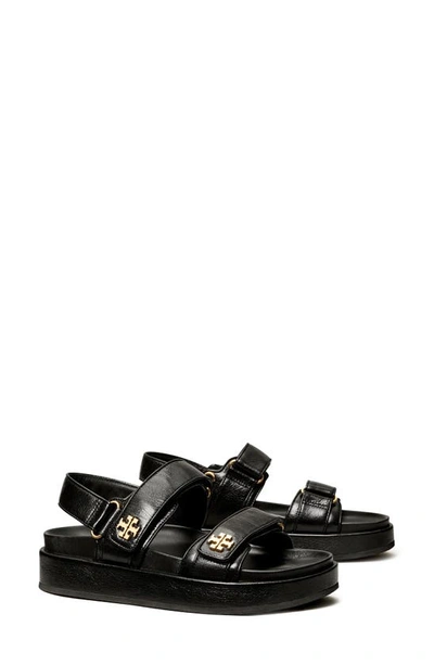 Shop Tory Burch Kira Slingback Sport Platform Sandal In Perfect Black