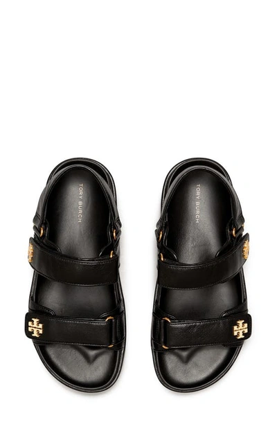 Shop Tory Burch Kira Slingback Sport Platform Sandal In Perfect Black