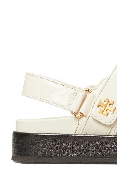 Tory Burch Pave Geo Bombe Miller Low Heel Sandal Shoes In New Ivory