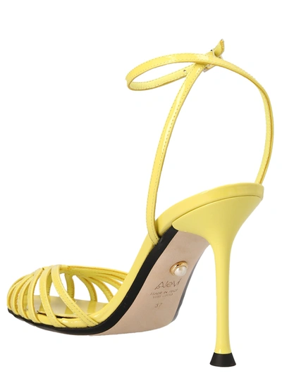 Shop Alevì 'ally' Sandals In Yellow