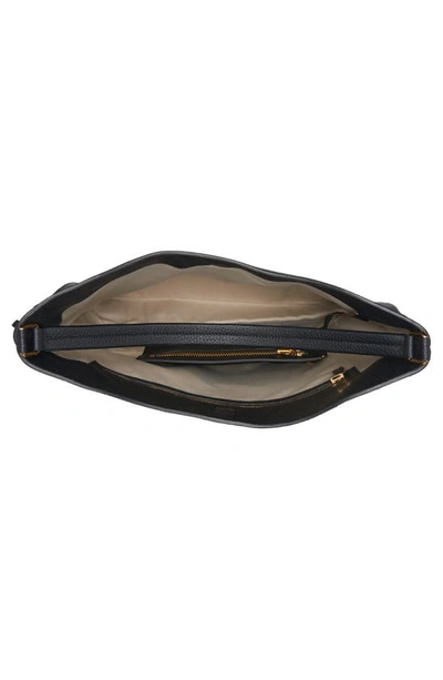 Shop Tom Ford Large Alix Flat Hobo Bag In 1n001 Black