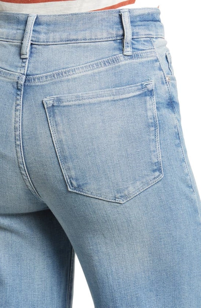 Frame Le Palazzo High Rise Cropped Wide Leg Jeans In Galeston In Galeston
