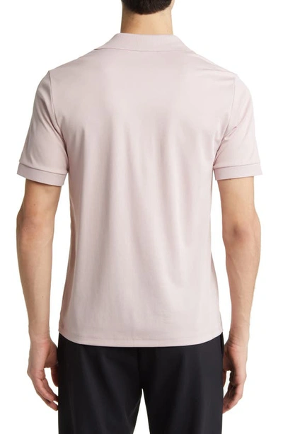 Theory Malden Knit Polo In Viola