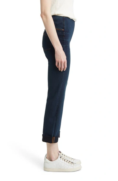 Lyssé Stretch Cotton Boyfriend Jeans In Indigo