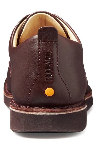 Shop Samuel Hubbard Free Plain Toe Derby In Cordovan Leather