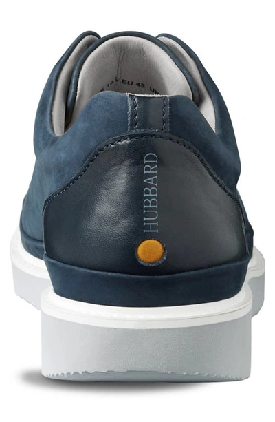 Shop Samuel Hubbard Sneaker In Navy Nubuck Leather Cap
