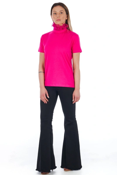 Shop Frankie Morello Pink Cotton Tops &amp; Women's T-shirt