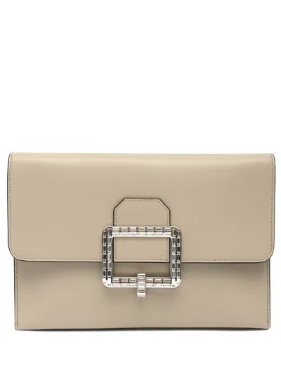 Bally Jody Women's 6233671 Beige Leather Minibag In Multi