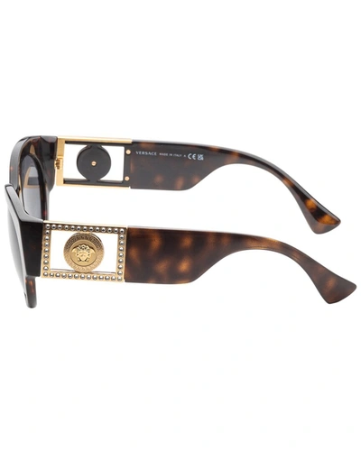 Shop Versace Women's Ve4438b 52mm Sunglasses In Brown