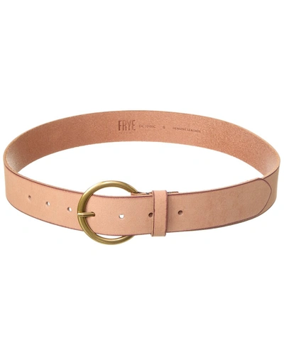 Shop Frye Standard Strap Leather Belt In Brown