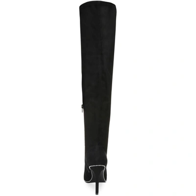 Shop Bar Iii Milliee Womens Tall Dressy Over-the-knee Boots In Black