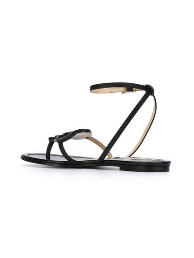 Shop Emilio Pucci - Flat Logo Sandals