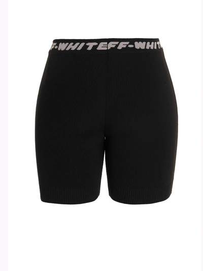 Shop Off-white Logo Cycling Shorts