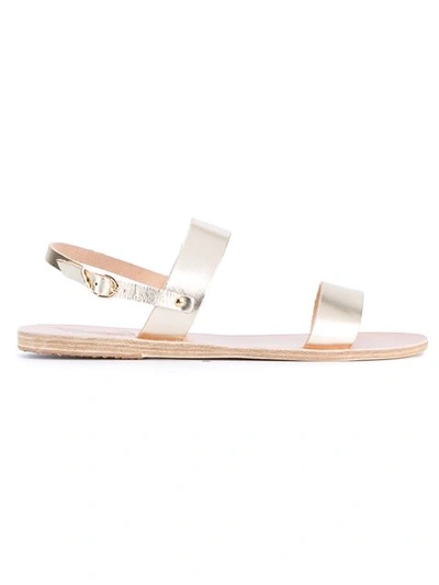 Ancient Greek Sandals 'clio' Metallic Leather Sandals