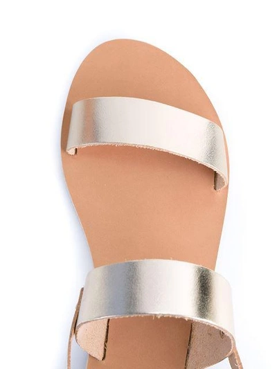 Shop Ancient Greek Sandals 'clio' Metallic Leather Sandals