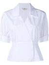 FENDI Short Sleeve Wrap Shirt,FS66612ZM
