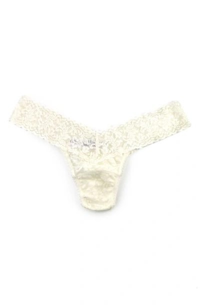 Shop Hanky Panky Low Rise Thong In Marshmallow