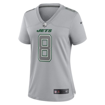 Shop Nike Aaron Rodgers Heather Gray New York Jets Atmosphere Fashion Game Jersey