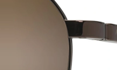Shop Maui Jim Guardrails 56mm Polarizedplus2® Aviator Sunglasses In Copper/ Brown/ Tan