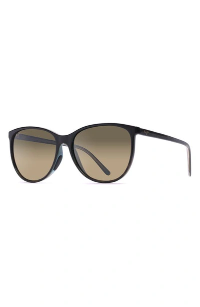 Shop Maui Jim Ocean 57mm Polarizedplus2® Sunglasses In Tortoise/ Peacock/ Hcl Bronze