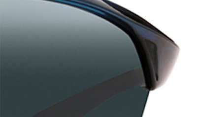 Shop Maui Jim Hot Sands 71mm Polarized Oversize Rectangular Sunglasses In Blue/ Neutral