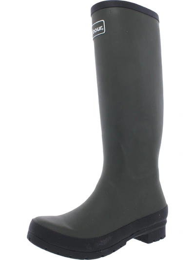 Shop Barbour Abbey  Womens Outdoors Tall Rain Boots In Green