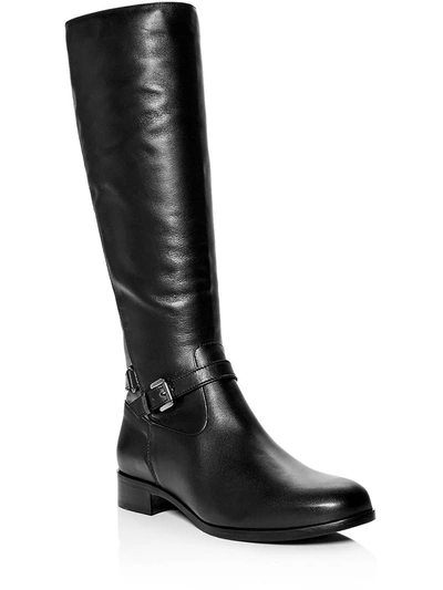 Shop La Canadienne Sunday Womens Leather Tall Knee-high Boots In Black
