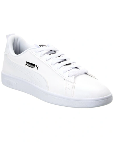 Puma Smash V2 Tape Logo Sneaker In White | ModeSens