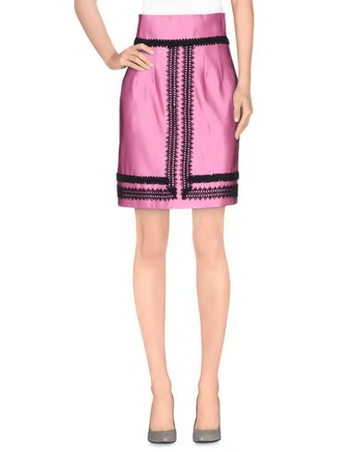 Dolce & Gabbana Knee Length Skirt In Pink