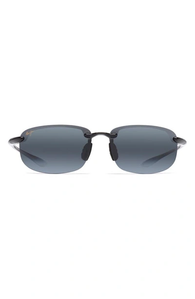 Maui Jim Hookipa Polarized Sunglasses, 407 In Black