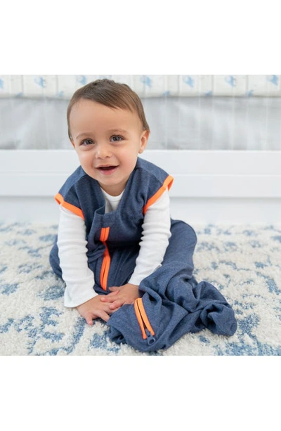 Shop Halo Sleepsack™ Ideal Temp Swaddle In Navy