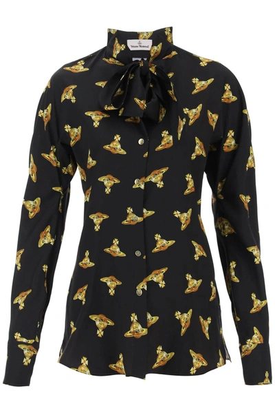 Shop Vivienne Westwood Shirt With 'orb' Print All Over