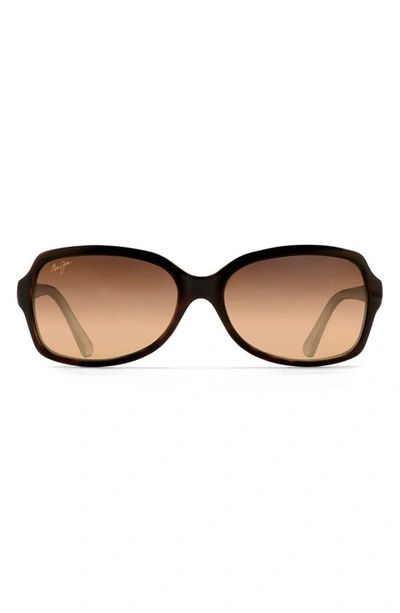 Shop Maui Jim Cloud Break 56mm Polarizedplus2® Sunglasses In Tortoise Peacock/ Blue/ Bronze