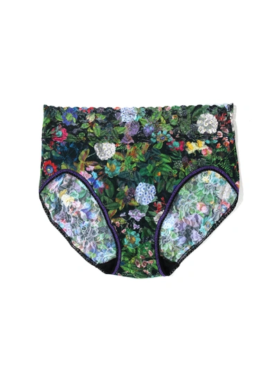 Shop Hanky Panky Printed Signature Lace French Brief In Multicolor