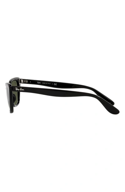 Shop Ray Ban Lady Burbank 55mm Cat Eye Sunglasses In Black