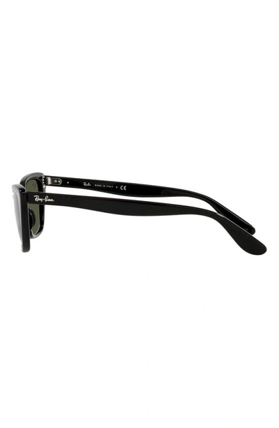 Ray Ban Ray-ban Lady Burbank 55mm Cat Eye Sunglasses In Black
