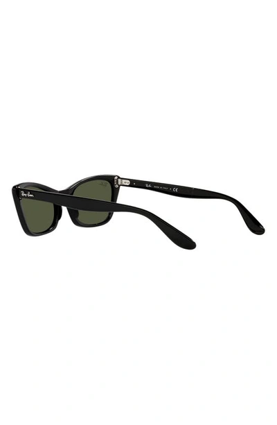 Shop Ray Ban Lady Burbank 55mm Cat Eye Sunglasses In Black