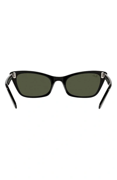 Shop Ray Ban Lady Burbank 55mm Cat Eye Sunglasses In Black