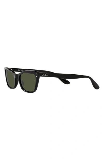 Shop Ray Ban Lady Burbank 55mm Cat Eye Sunglasses In Black