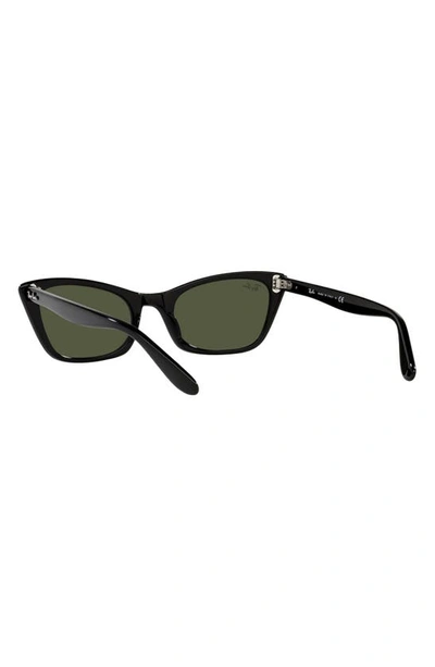 Shop Ray Ban Lady Burbank 55mm Cat Eye Sunglasses In Black