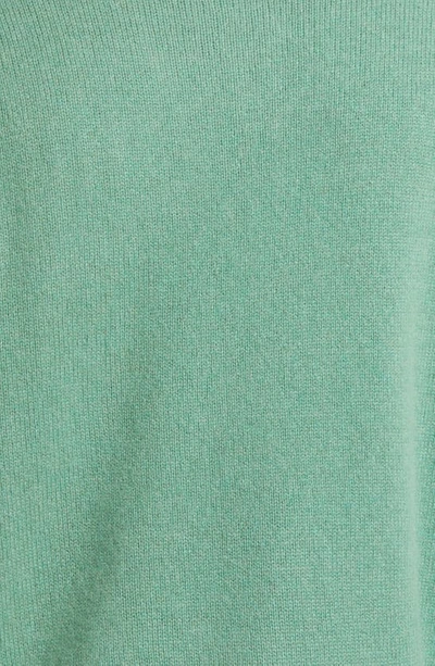 The Elder Statesman Simple Gender Inclusive Cashmere Sweater In Juniper