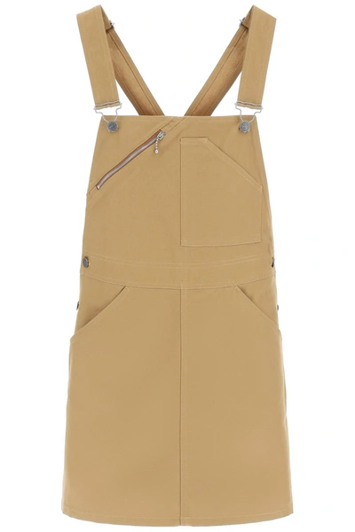 Shop Apc 'paola' Dungaree Mini Dress