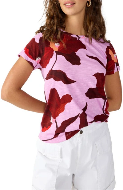 Sanctuary The Perfect Geo Print Cotton Blend Knit Top In Enchanted